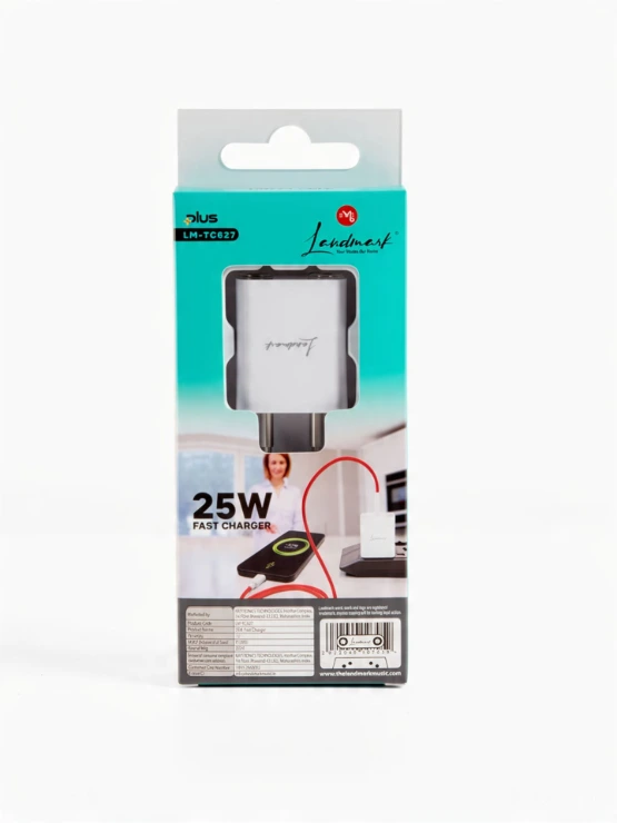25 W GaN 3 A Wall Charger for Mobile (White)